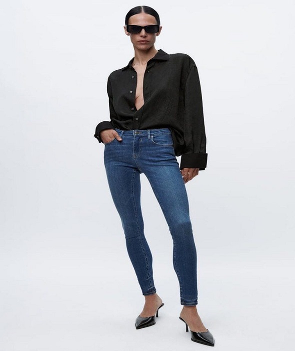 Zara the contour jeans